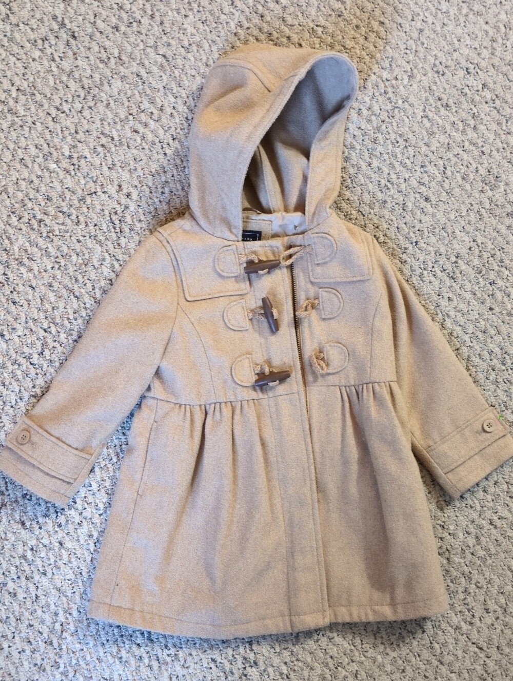 Baby Gap Wool Blend Toggle Coat Sz 3